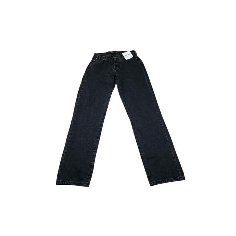 Abercrombie Men's 90s Loose Fit Jeans Black Authentic Rigid Denim Size 28 x 34